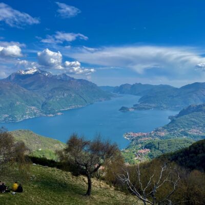 Bellagio and Lake Como from Monte Grona