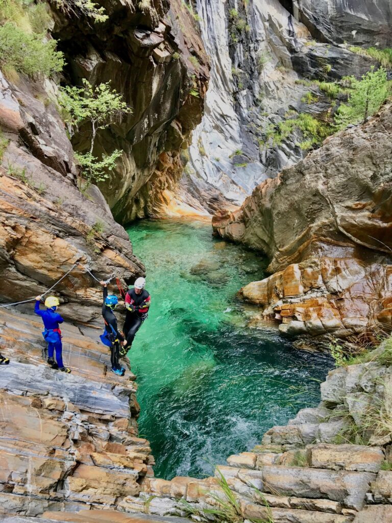 Canyoning in Val Bodengo