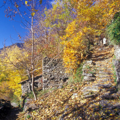 Footpath at stalle dei Ronchi