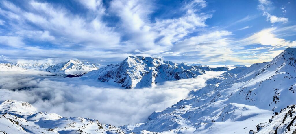 View from Monte Vallecetta Bormio